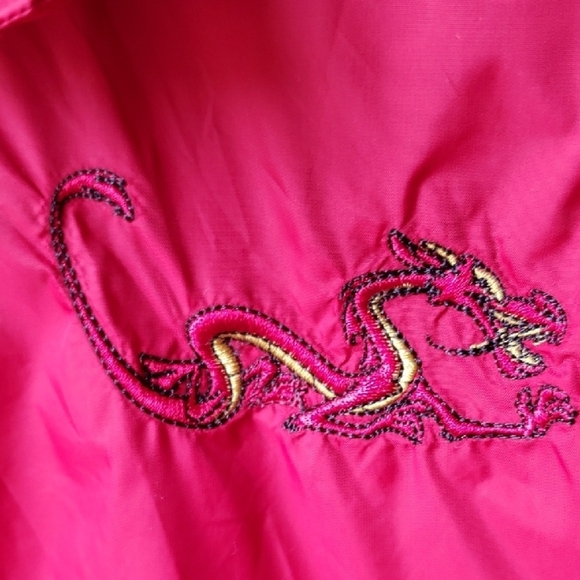 Disney Red Lightweight MULAN embroidered  Jacket - Picture 4 of 11